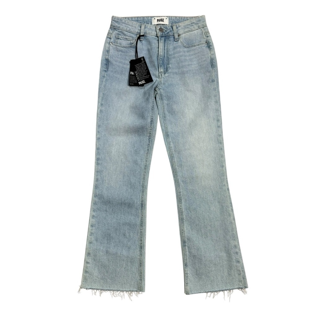 NWT New Paige Colette Crop Flare Jeans Size 23 - Picture 2 of 10